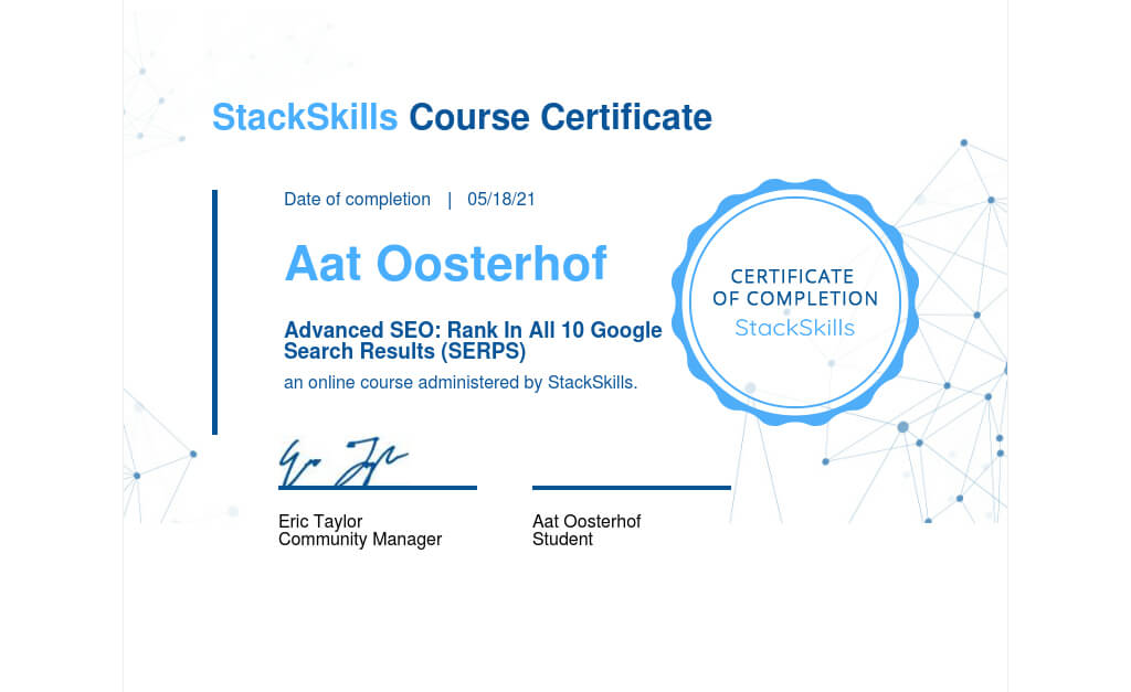 Google Advanced SEO: Rank In All 10 Google Search Results (SERPS) - StackSkills