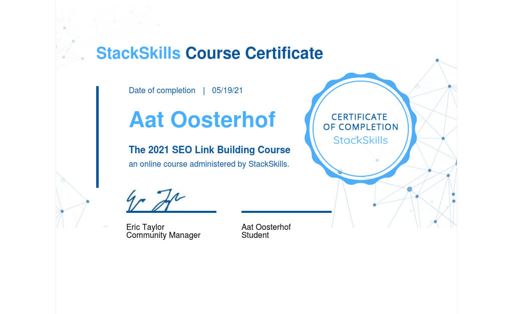 The 2021 SEO Link Building Course Secrets to Increase Links & Search Position Stackskills Aat Oosterhof