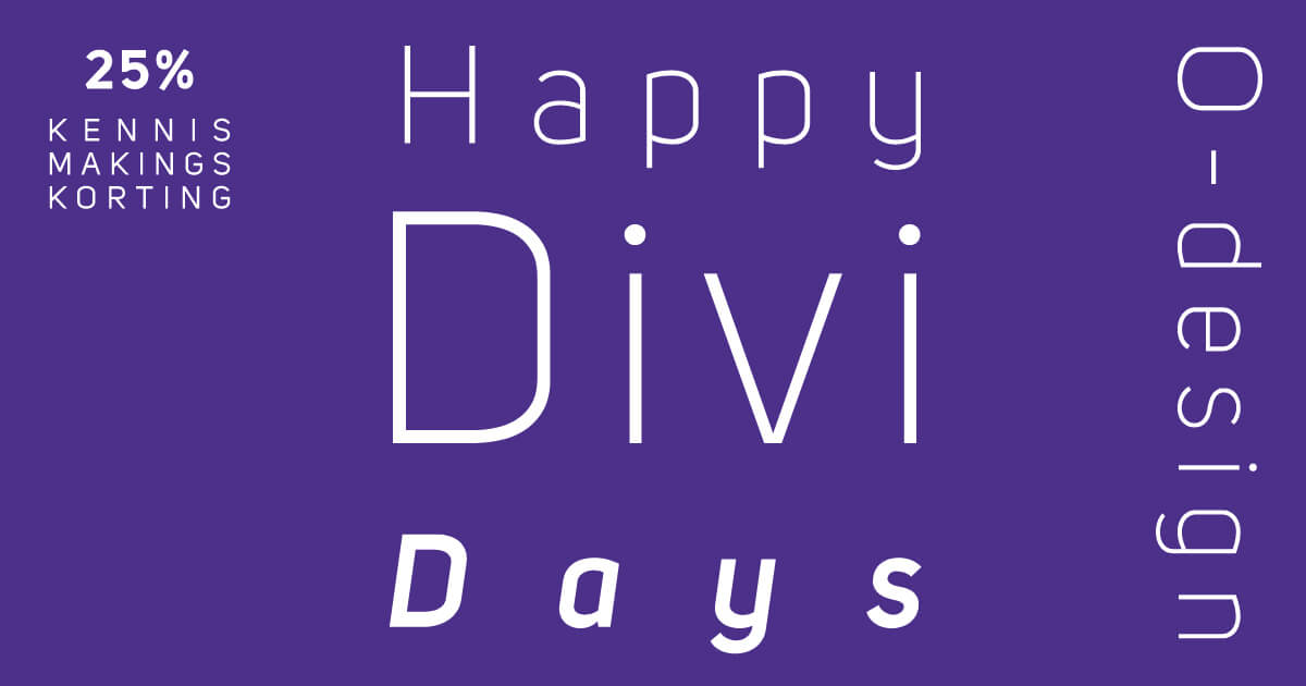 Happy DIVI Days