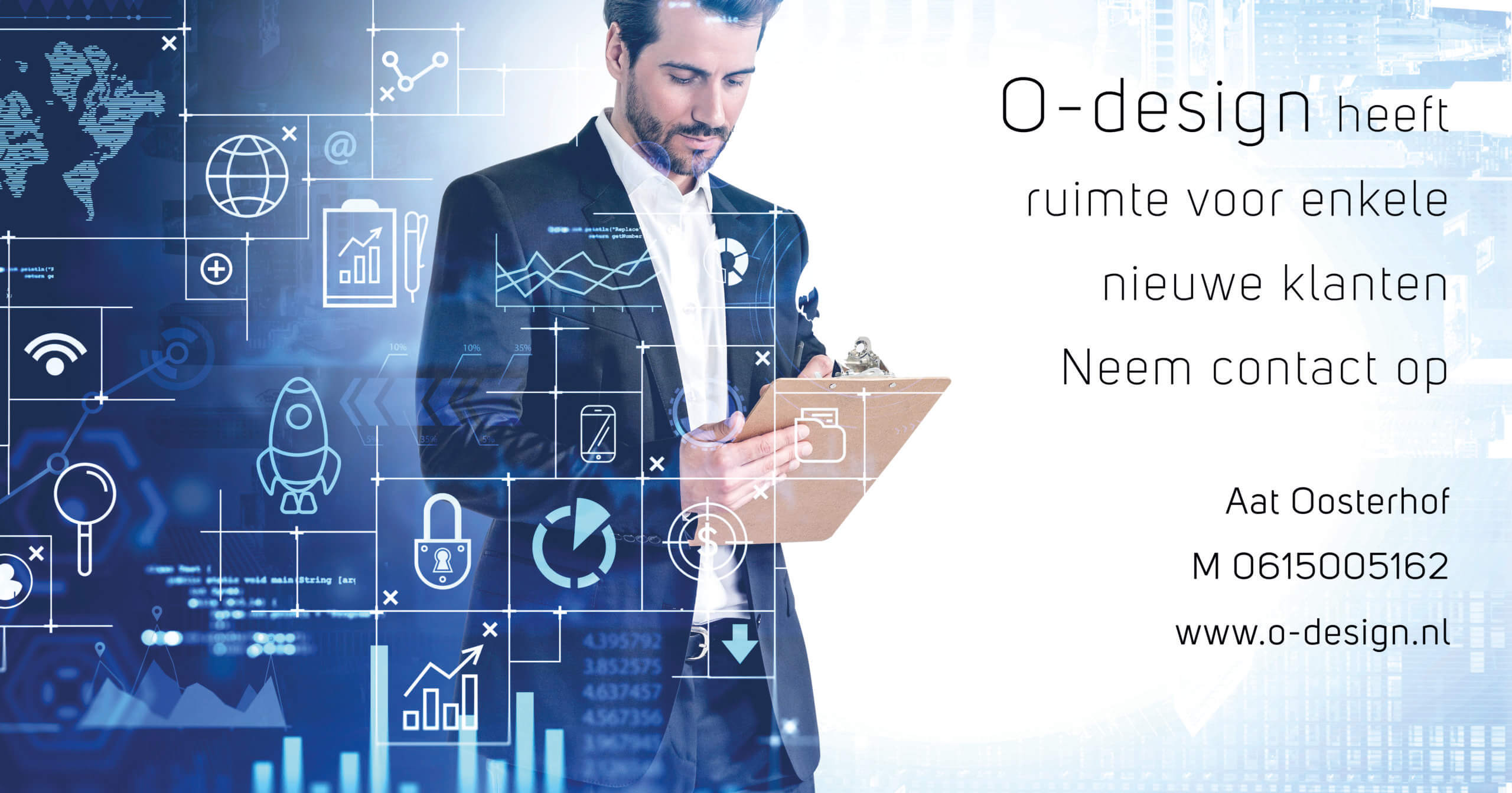 O-design heeft ruimte voor enkele nieuwe klanten<br />
Neem contact op